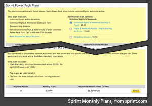 Sprint Plans